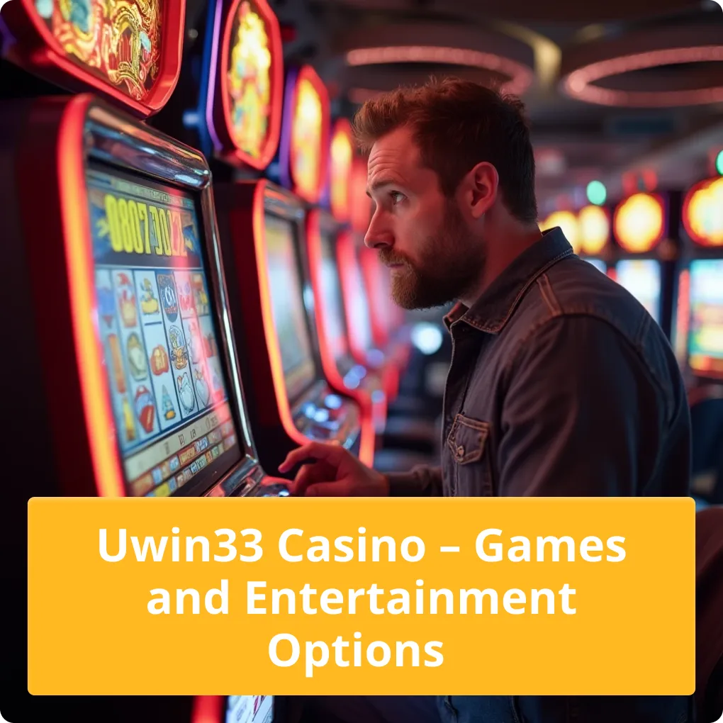 Uwin33 Casino – Games and Entertainment Options